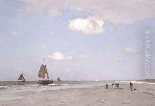 Beach scene, 1887 - view 1