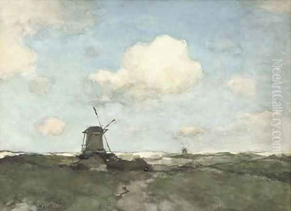 A windmill in a polder landscape 2 - view 1