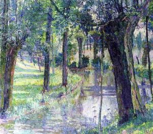 Trees along a Creek by Juliette Wytsman