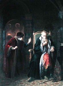 Tsar Ivan IV (1530-84) the Terrible and his Wet Nurse, 1886 by Karl Gottlieb Wenig