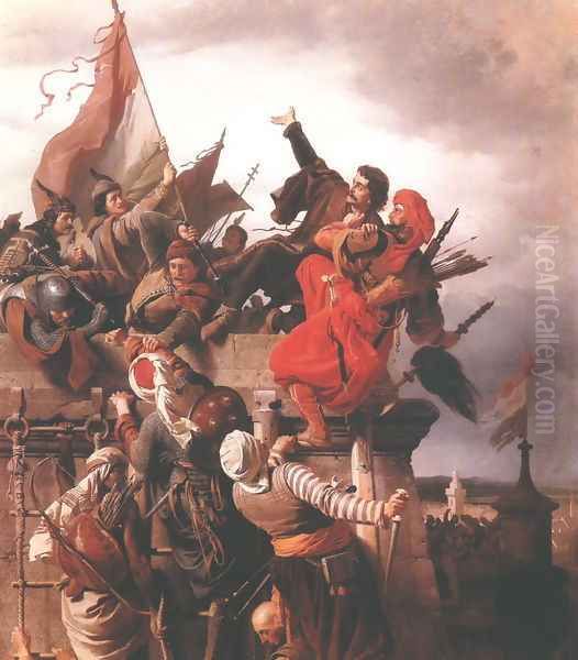 Titusz Dugovics Sacrifices Himself 1859 - view 1