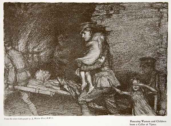 Rescuing Women and Children, from The Year 1915: a Record of Notable Achievements and Events, 1915 - view 1