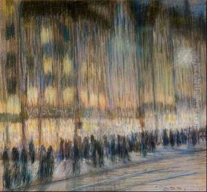 Strada Illuminata (vienna) by Ubaldo Oppi