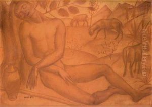 Pastore Che Dorme by Ubaldo Oppi