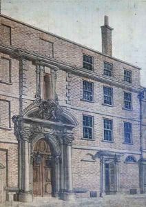 The Old Entrance to Merchant Taylors Hall, Threadneedle Street, 1753