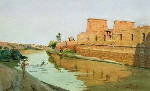Philae on the Nile, 1894 by Alexander West