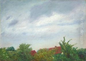 Aus Mecklenburg. Dacher Und Himmel