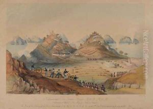 Storming of the Forts and Entrenchments of Chuenpee on 7th January 1841, engraved by Dickenson, published by Dickenson and Son in 1841 by F.J. White