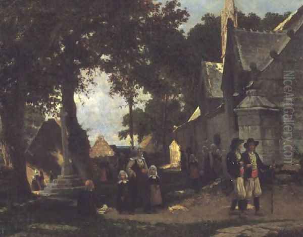 Church in Brittany - view 1