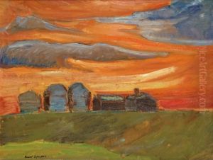 Sommarnatt, Nordingra by Helmer Osslund