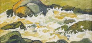 Norrlands Forsande Alv by Helmer Osslund