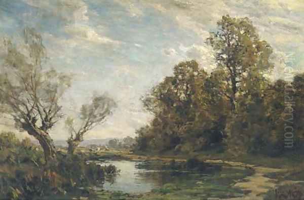 Across the lake, summer - view 1