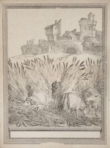 Sujets Pour Les Fables Choisies De Jean De La Fontaine by Jean-Baptiste Oudry