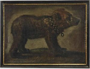 A Bear Cub With A Collar