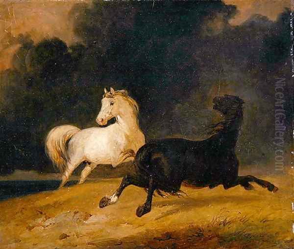 Horses in a Thunderstorm, 1823 - view 1