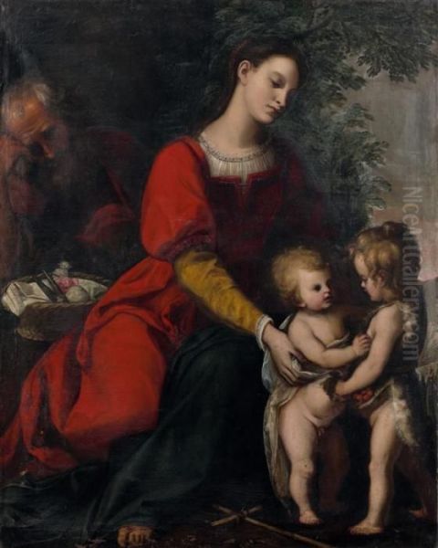 La Sainte Famille Et Saint Jean-baptiste - view 1