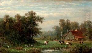 A farm in summer