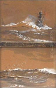 Le Croiseur En Pleine Mer
