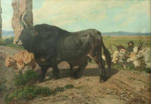 Mandria by Filippo Palizzi