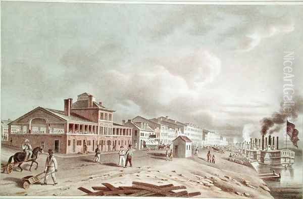 Front Street, St. Louis, Missouri, 1840 - view 1