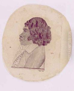 Portrait of Bennelong, one of two natives brought from New South Wales by Governor Hunter and Captain Waterhouse, c.1795 by Lieutenant George Austin Woods