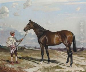 Golden Corn Signed And Dated 'lynwood Palmer/1922' Oil On Canvas 30 X 36 1/8 In by James Lynwood Palmer