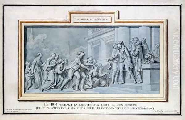 Servitude in France is Abolished, 1783 - view 1