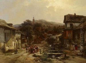 Street Scene In Silesian Reinerz