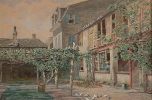Courtyard, New Orleans by Walter Paris