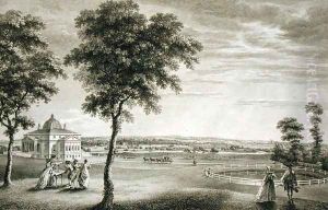 Foots-Cray Place in Kent the seat of Bourchier Cleeve Esq. (1715-60) by William Woollett