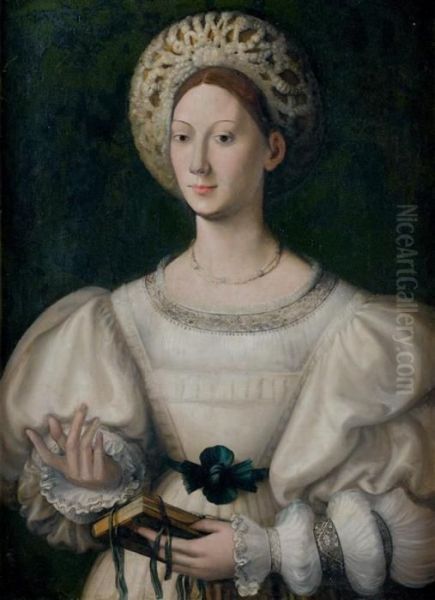 Portrait De Dame A La Coiffe Blanche - view 1