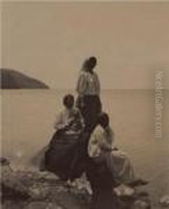 Three Maori Maidens by William Thomas Partington
