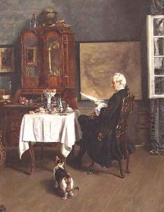 The Actuary at Breakfast by Alexander Friedrich Werner