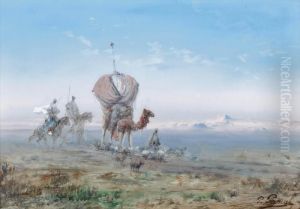 A Caravan In The Desert