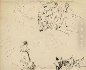 Etude De Cuba by Jules Pascin