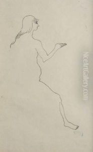 Femme De Profil by Jules Pascin