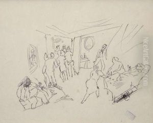 La Bousculade by Jules Pascin