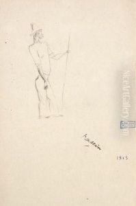 Homme A La Lance by Jules Pascin