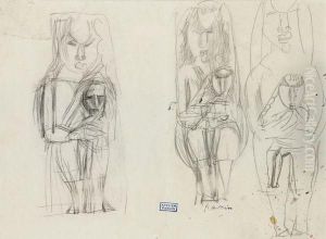 Etudes De Maternites by Jules Pascin
