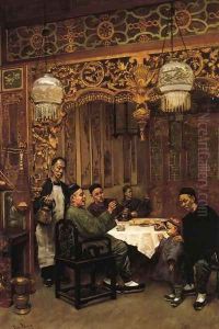Chinese Restaurant by Theodore Wores