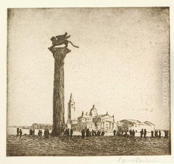 Paulsen, Ansicht Von Venedig Mit Dem Markusplatz - view 1
