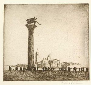 Paulsen, Ansicht Von Venedig Mit Dem Markusplatz by Ingwer Paulsen