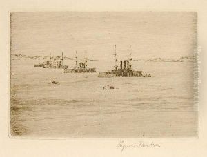 Paulsen, U-bootflotte/ Backsteinkirche Auf Einer Hallig by Ingwer Paulsen