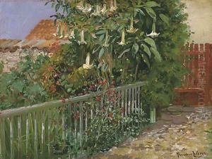 Sherman Rose Tree Garden by Theodore Wores