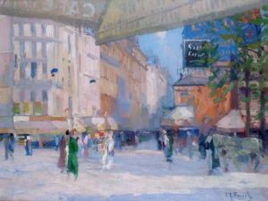 Rue Animee A Paris
