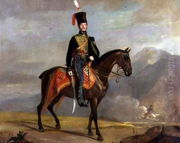 Captain William Drummond (1796-1881) 10th Hussars, 1819 - view 1