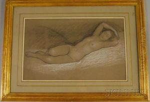 Reclining Nude by William Macgregor Paxton