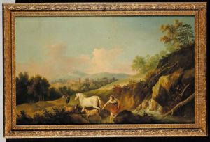 Paesaggio Con Contadini