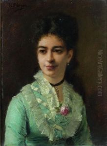 Elegante by Charles Francois Pecrus