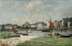 Le Port De Trouville, Circa 1885-1890
